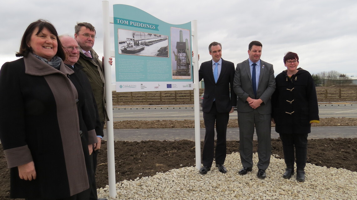 Goole Civic Society sees Northern Powerhouse Minister James Wharton open town's new link road