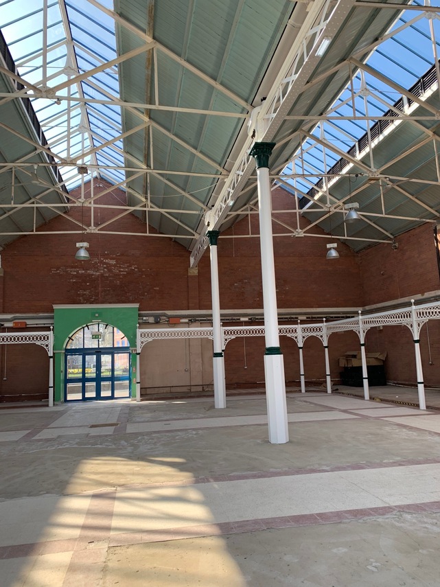 Goole Market Hall interior shot