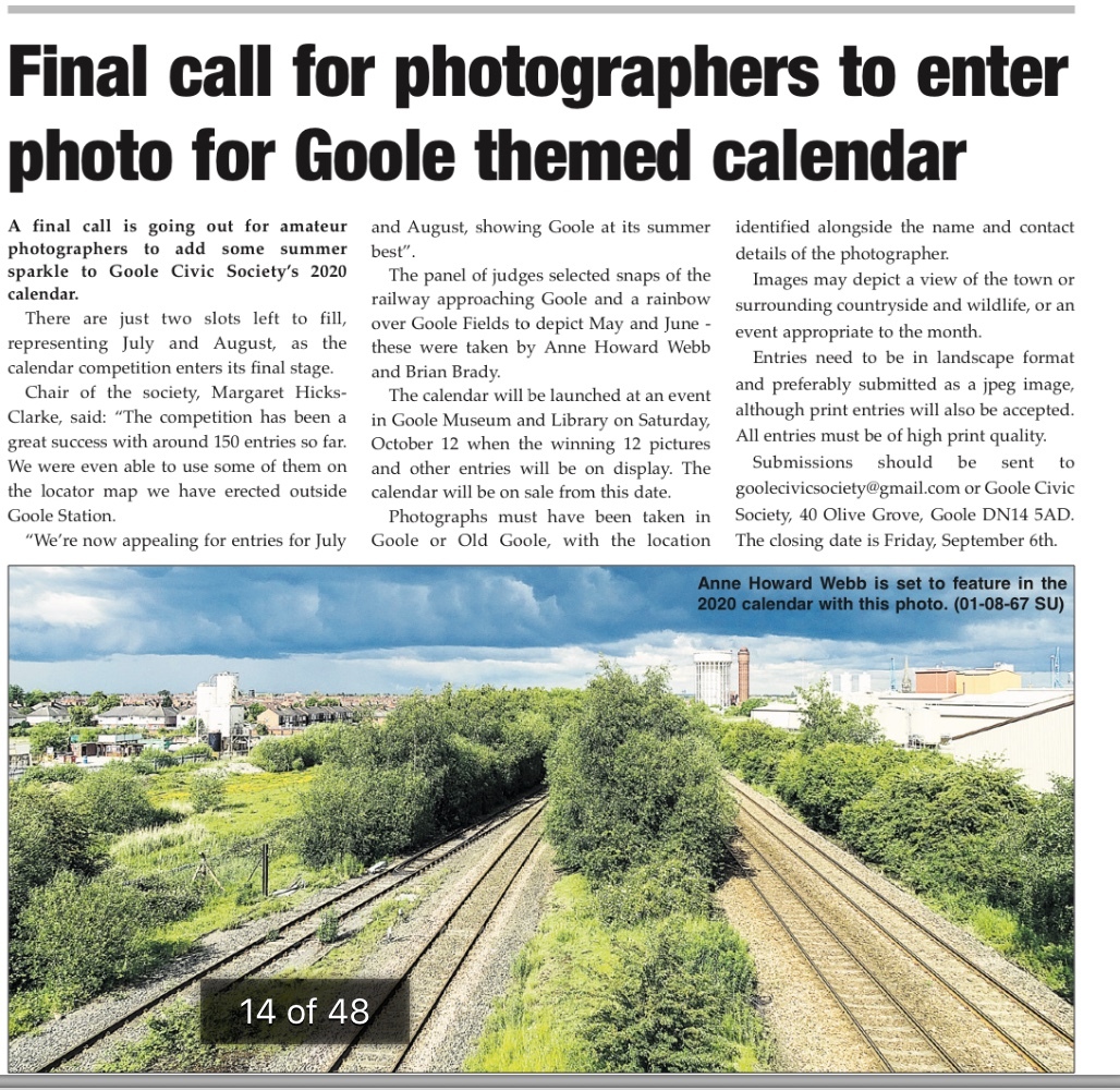 Goole Times article 