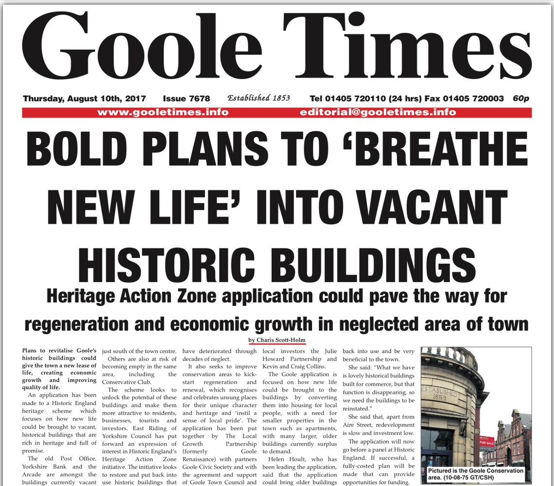 Breathing new life into Goole