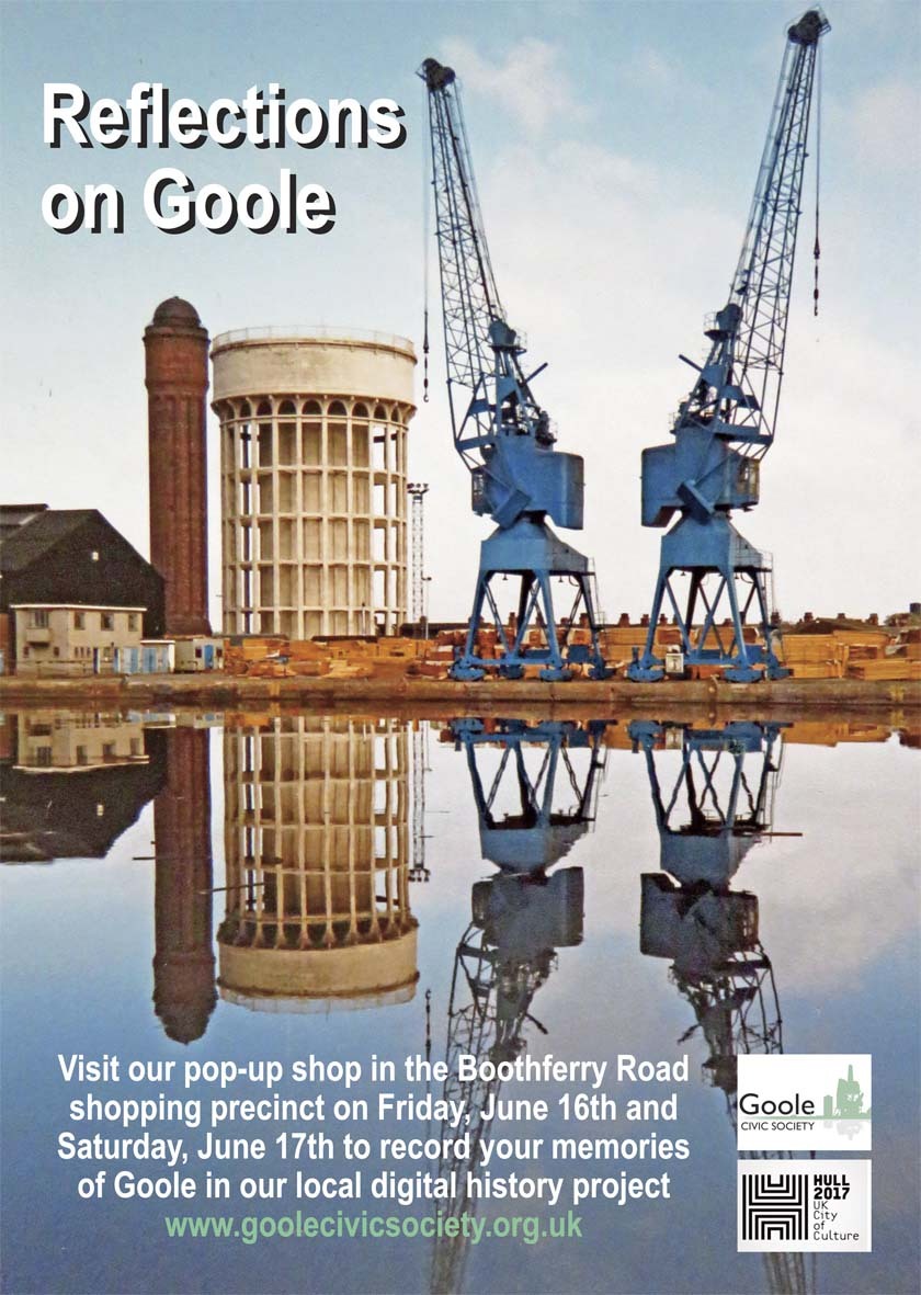 Reflections on Goole digital history project poster